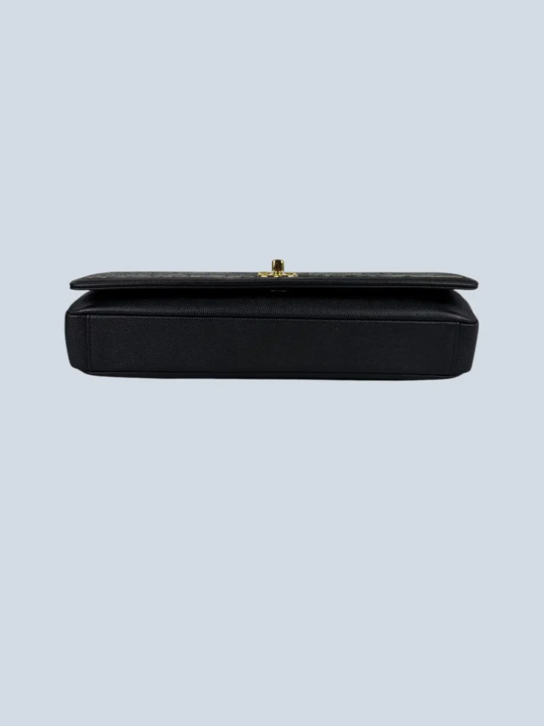 Pochette Captain Gold in pelle caviar.., foto 5 di 12