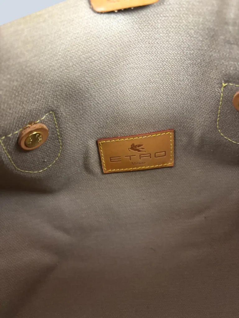 Borsa da viaggio in tela paisley., foto 9 di 10
