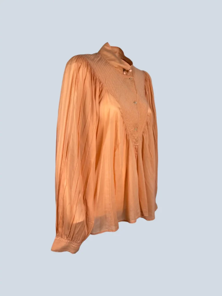 Blusa in cotone con ricamo, 0., foto 2 di 7