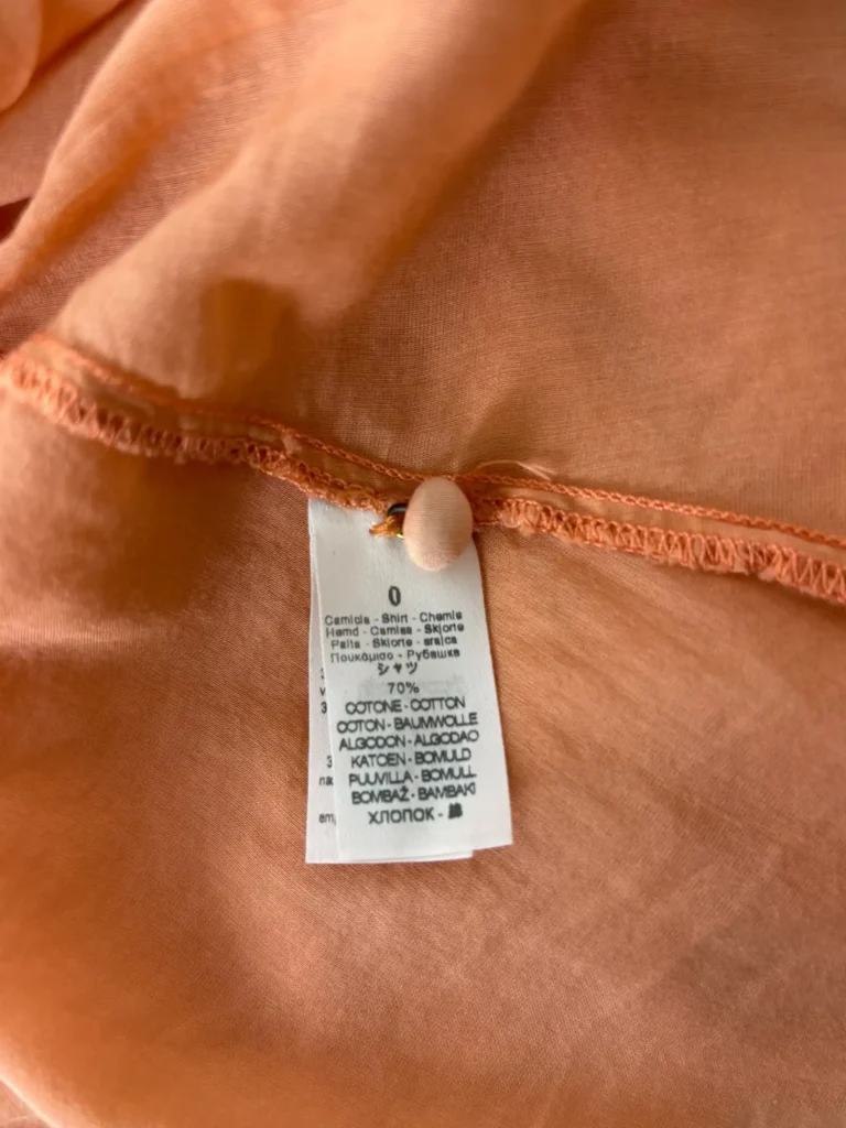 Blusa in cotone con ricamo, 0., foto 6 di 7