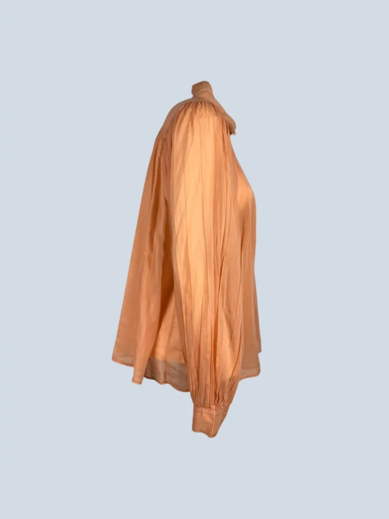 Blusa in cotone con ricamo, 0., foto 3 di 7