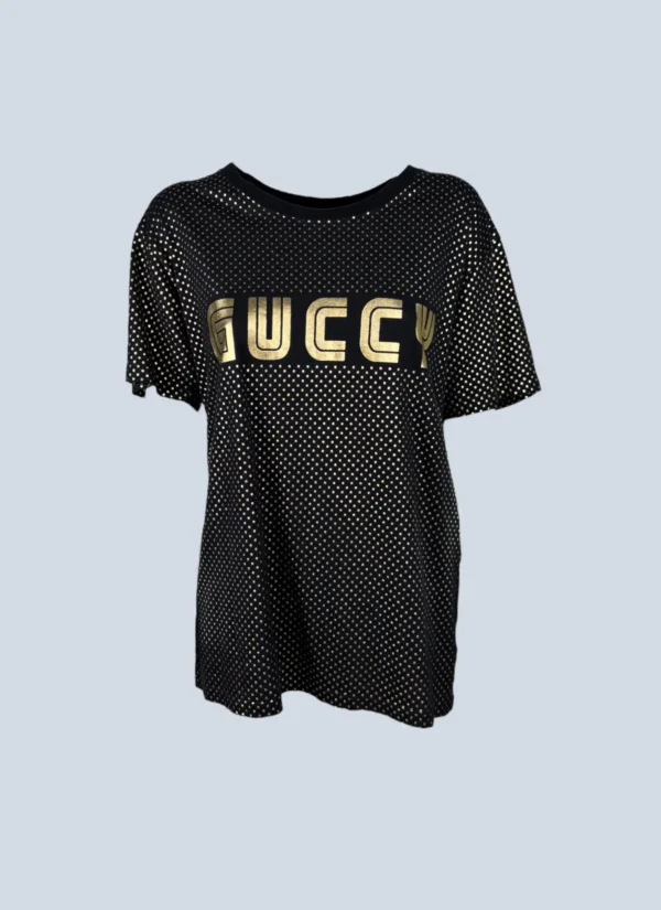 <b>Gucci</b> <br> t-shirt in cotone stampa logo, S.