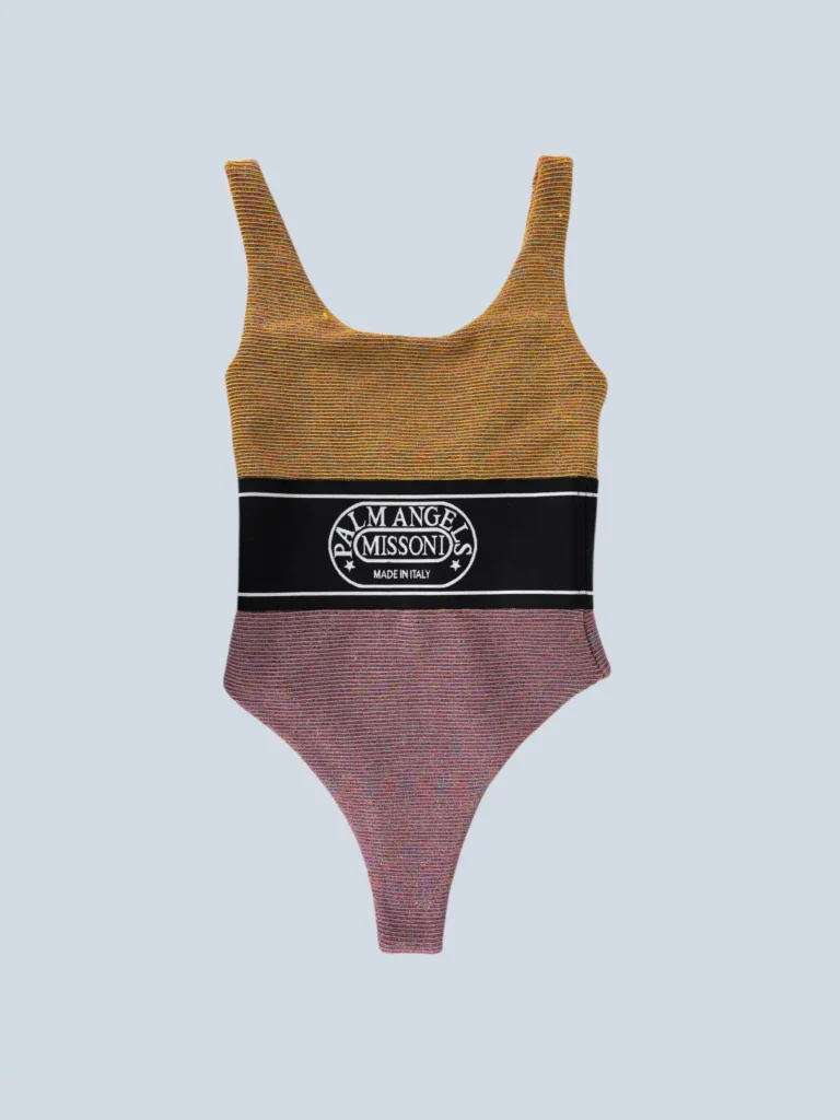 x Missoni, costume intero con logo, XS.