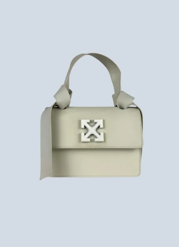 <b>Off-White</b> <br> borsa a mano Jitney 1.4 in pelle.