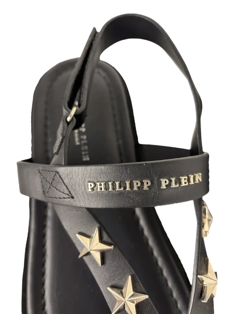 Star-patterned leather sandals, photo 6 of 6
