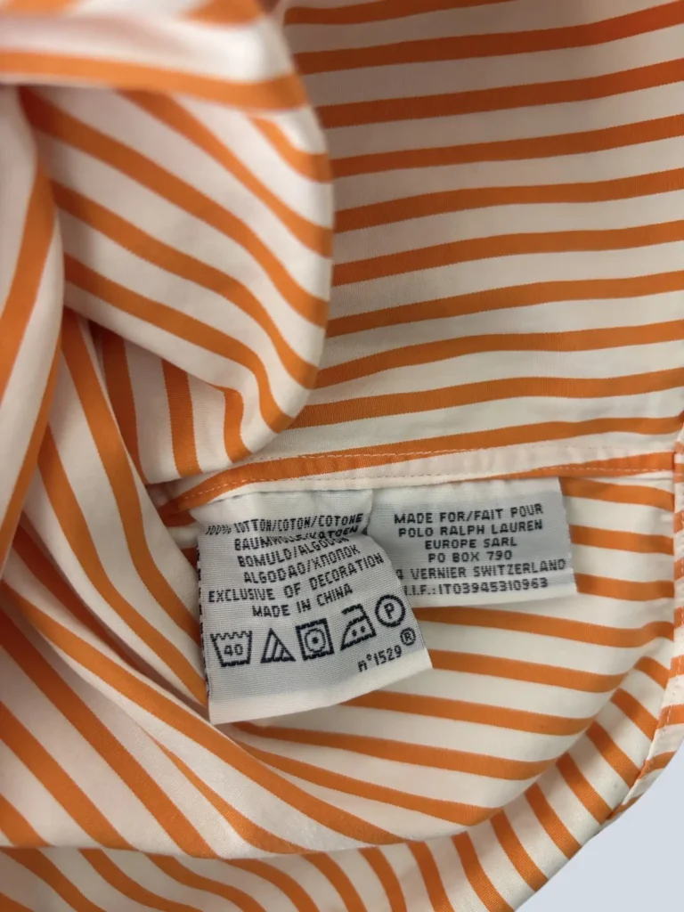 Polo Ralph Lauren, camicia a righe in cotone, S., foto 6 di 6