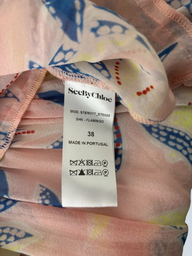 SeeByChloé, abito stampa floreale in seta, 38., foto 5 di 6