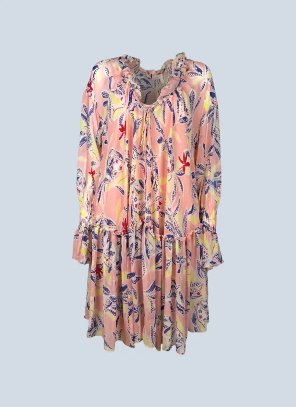 <b>SeeByChloé</b> <br> abito stampa floreale in seta, 38.