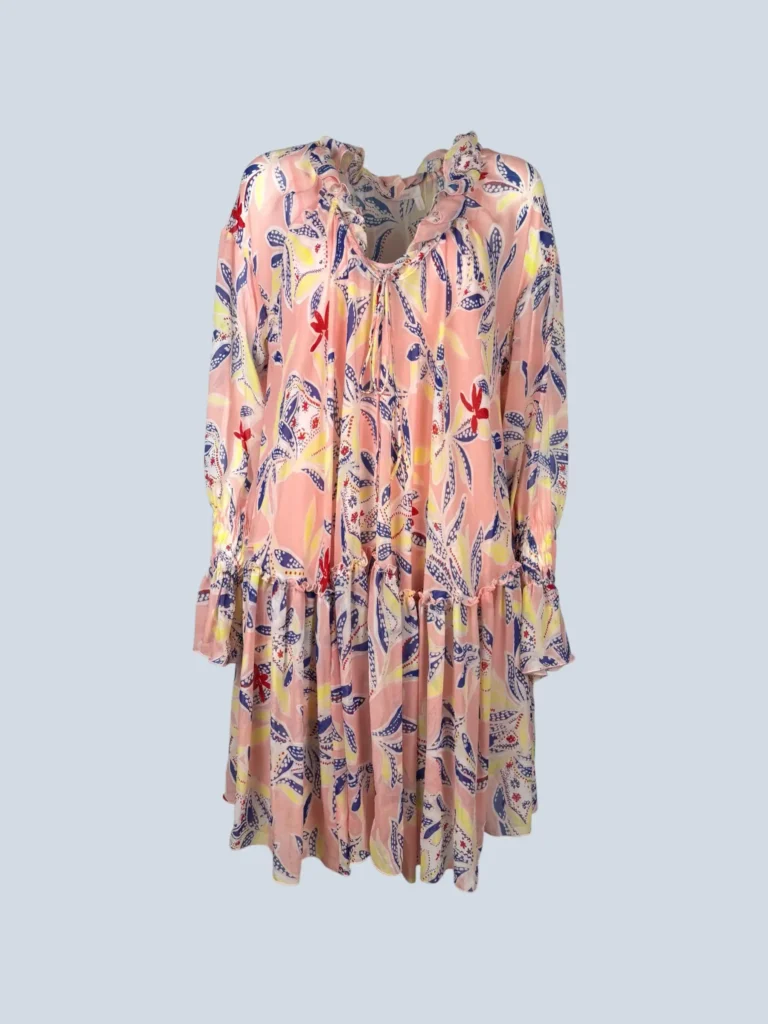 SeeByChloé, abito stampa floreale in seta, 38.
