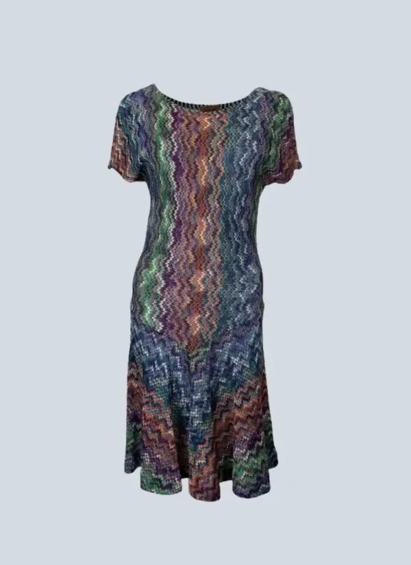 <b>Missoni</b><br> abito midi con motivo Zig Zag, 46.