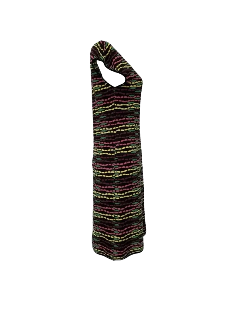 Optical pattern midi dress., photo 2 of 5