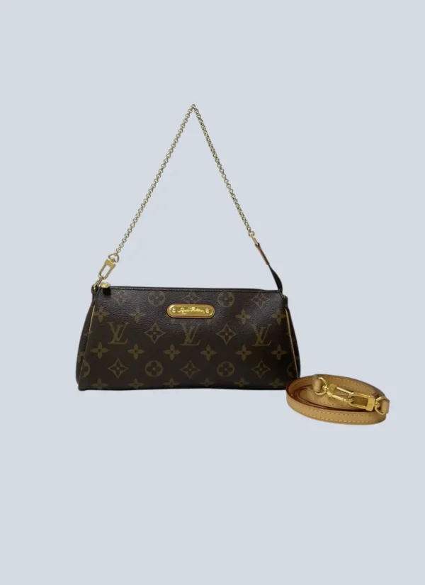 <b>Louis Vuitton</b><br> borsa a tracolla Eva in tela Monogram e pelle.