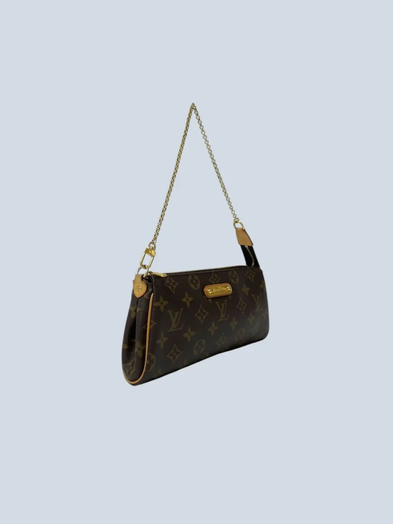 Borsa a tracolla Eva in tela Monogram e pelle., foto 2 di 11