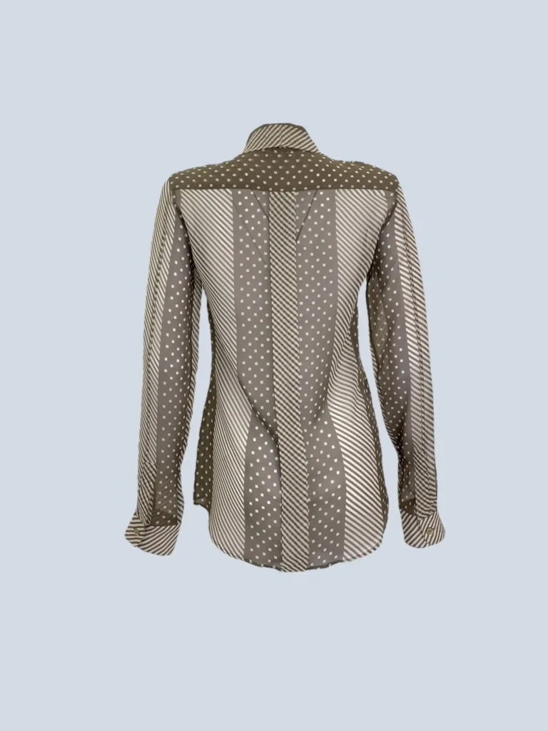 Camicia in seta fantasia, 40., foto 3 di 6