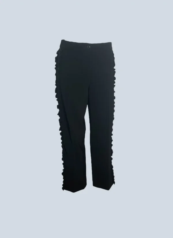 <b>Moschino Boutique</b><br> pantaloni con rouches, 38.