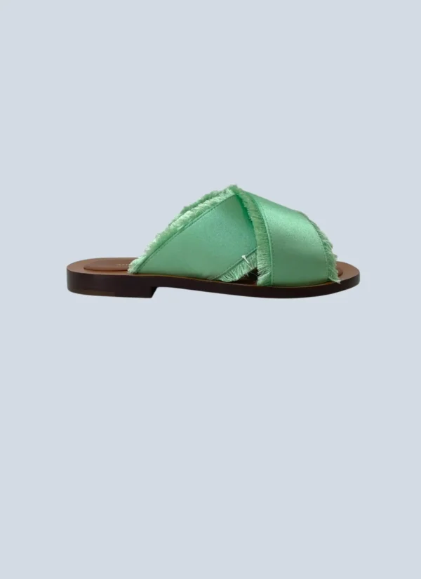 <b>Amblême</b><br> sandali Madrague in satin, 37.