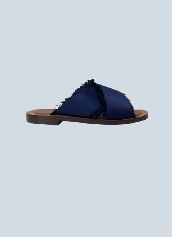 <b>Amblême</b><br> sandali Madrague in satin, 37.