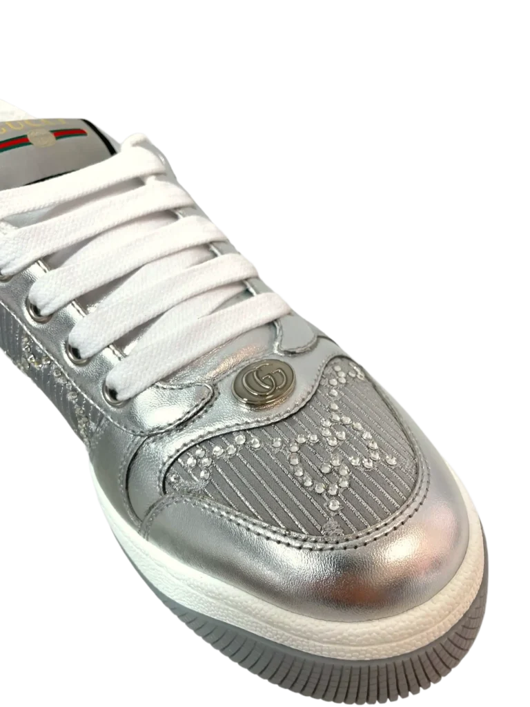 Sneakers Screener GG Crystal in pelle., foto 6 di 7