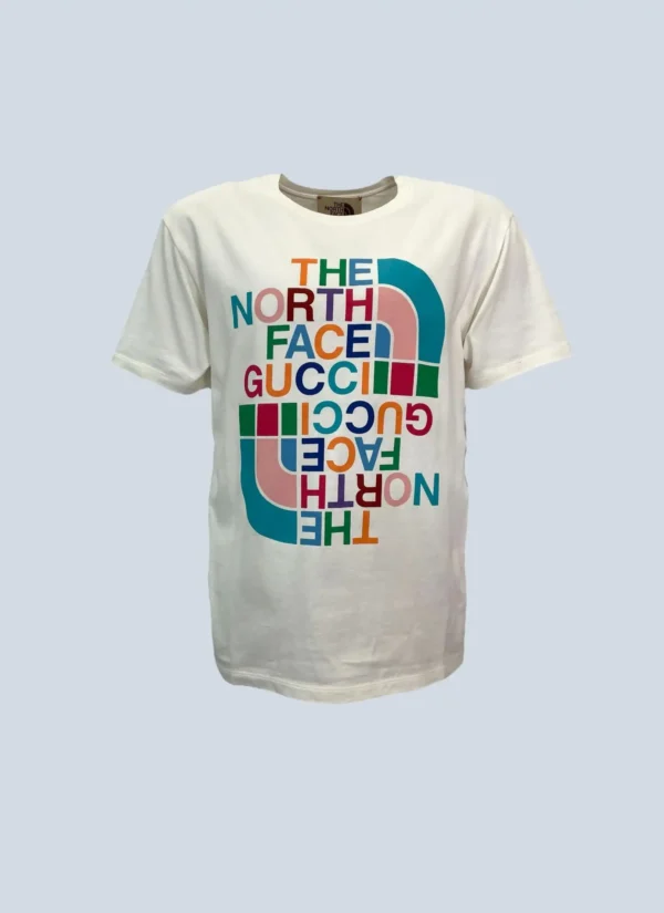 <b>Gucci x The North Face</b><br> t-shirt in cotone con logo, S.