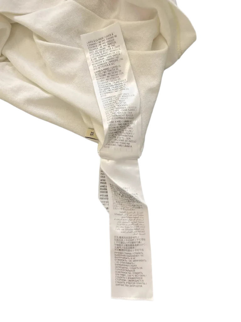 T-shirt in cotone con bande e logo., foto 5 di 8