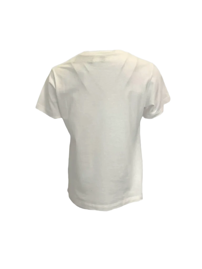 T-shirt in cotone dettaglio catena., foto 3 di 7