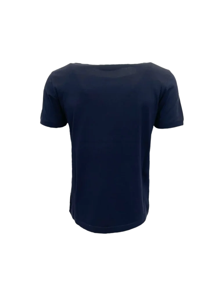 T-shirt in cotone con stampa logo, foto 3 di 3