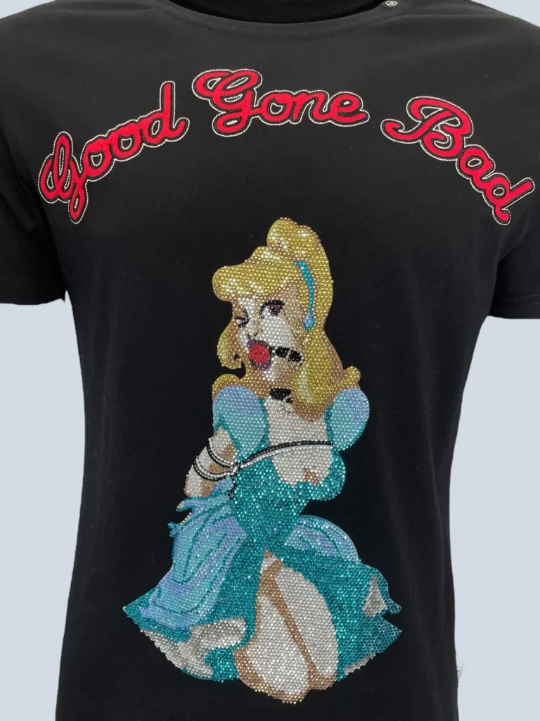 T-shirt Princess in cotone e strass, L., foto 4 di 9