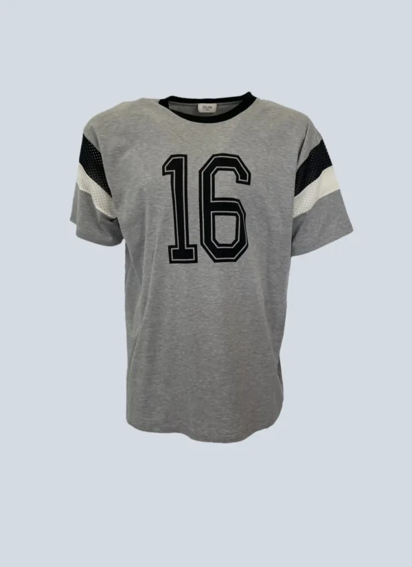 <b>Celine</b><br> t-shirt in cotone con logo, L.