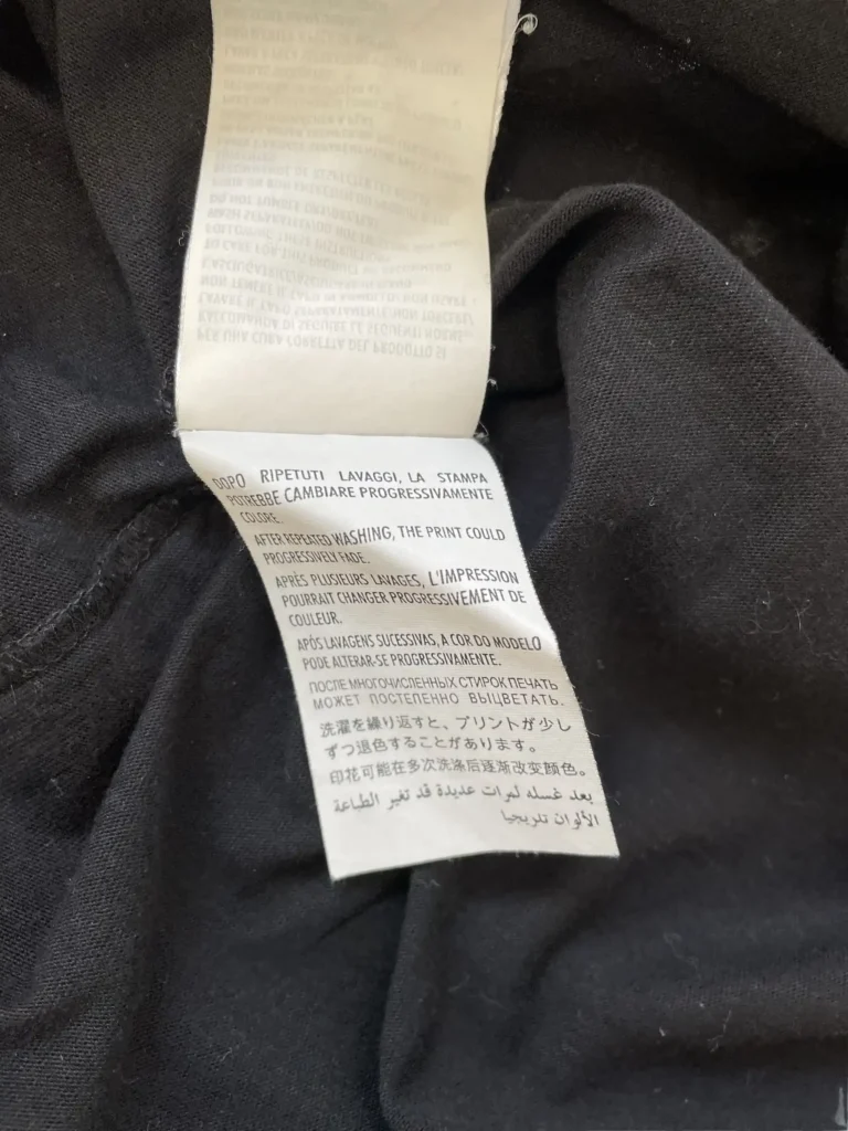 Logo cotton T-shirt, S., photo 6 of 7