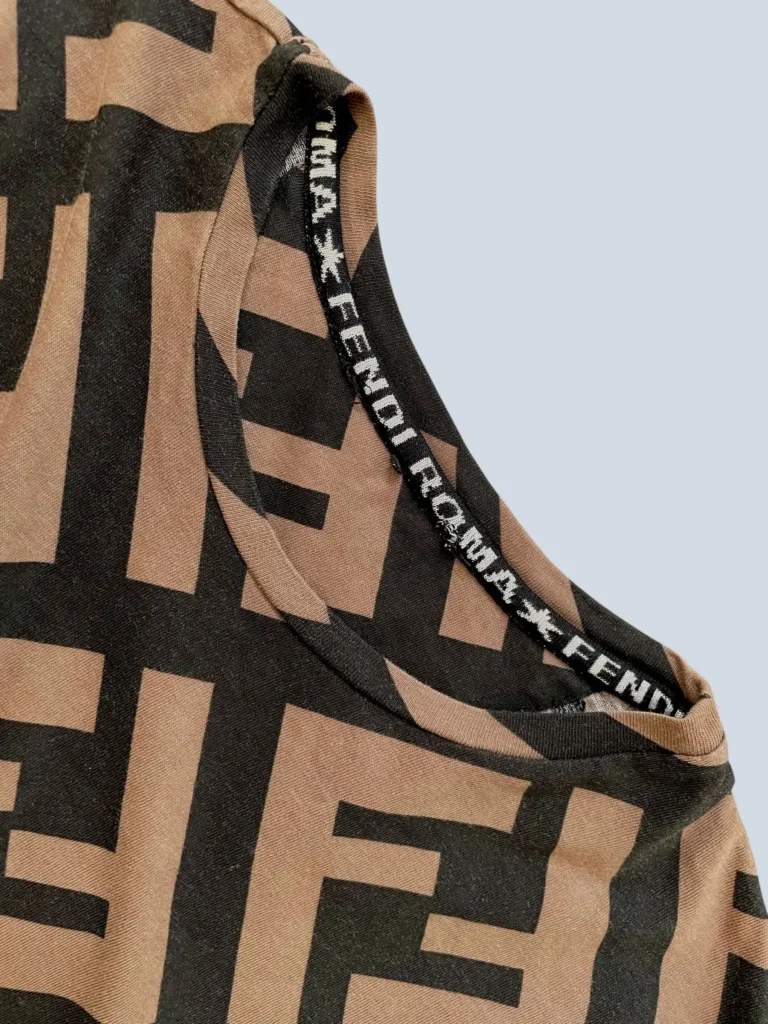 FF Zucca print cotton T-shirt, M., photo 4 of 5
