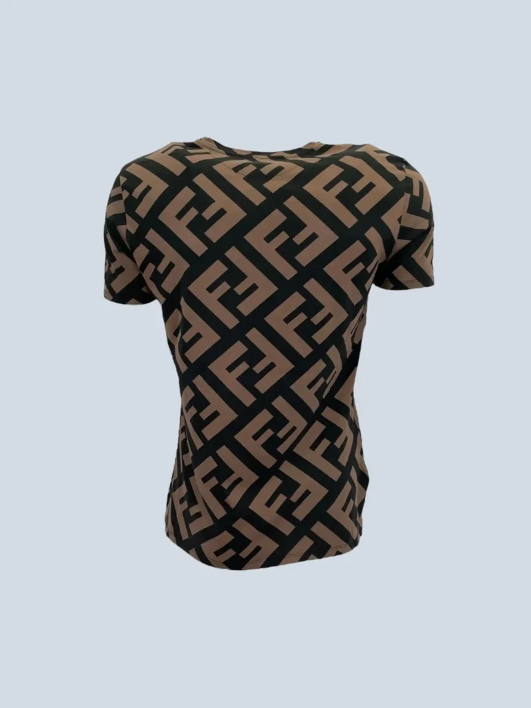 FF Zucca print cotton T-shirt, M., photo 3 of 5