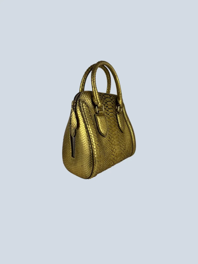 Borsa a mano Heroine in pitone., foto 3 di 9