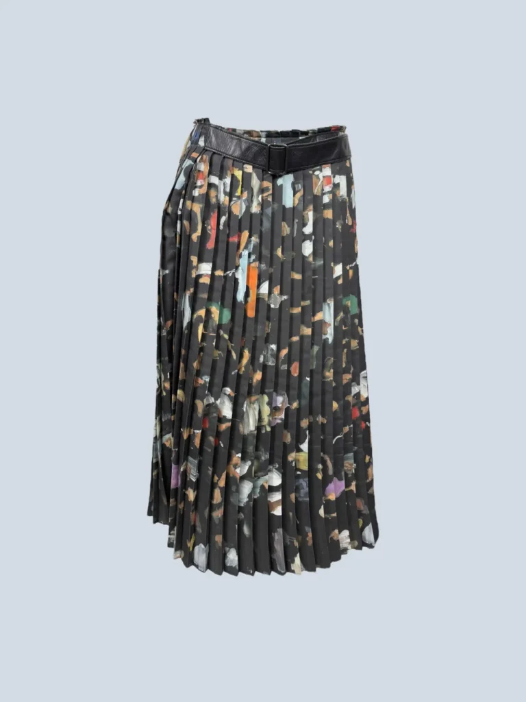 Constellations pleated skirt, M.