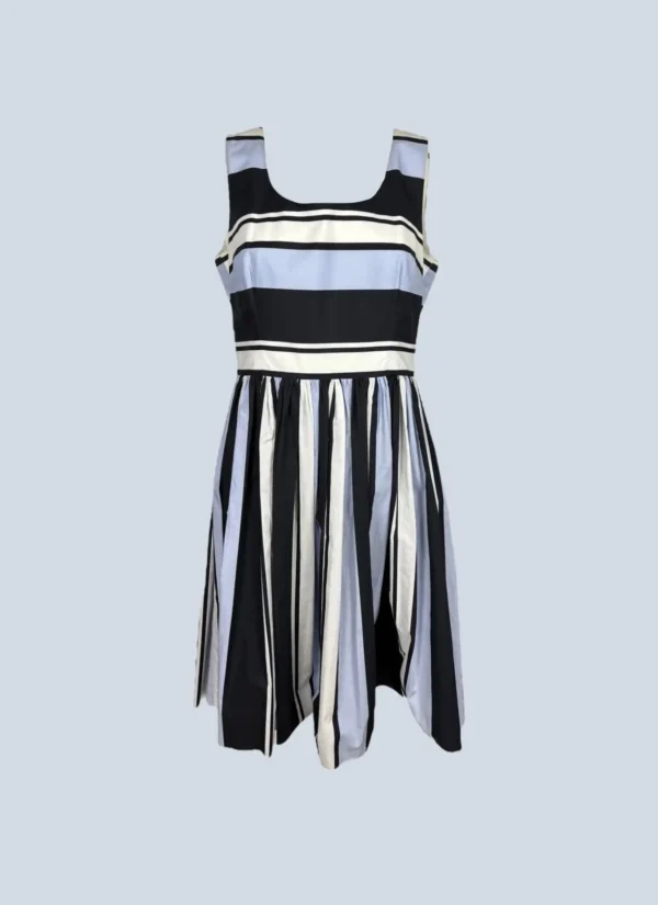 <b>Dolce&Gabbana</b> <br> abito stampa righe, 46.
