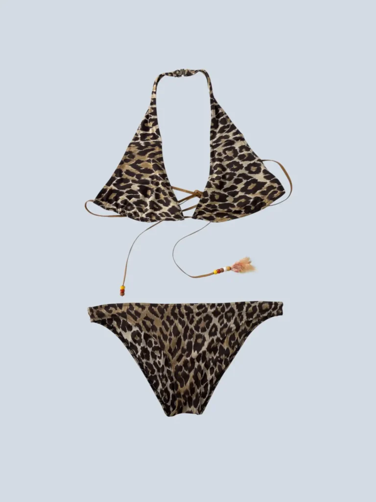 Dolce&Gabbana feather bikini.