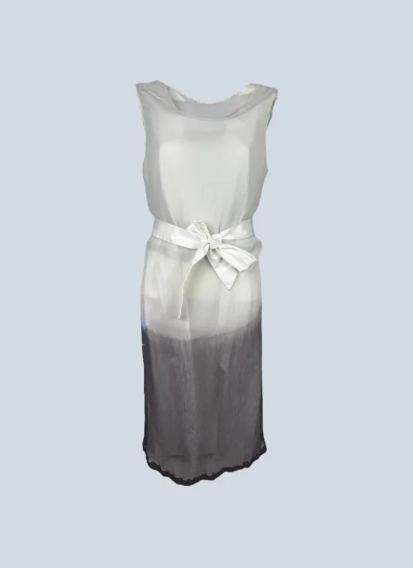 <b>Dries Van Noten</b> <br> abito sfumato in seta, 42.