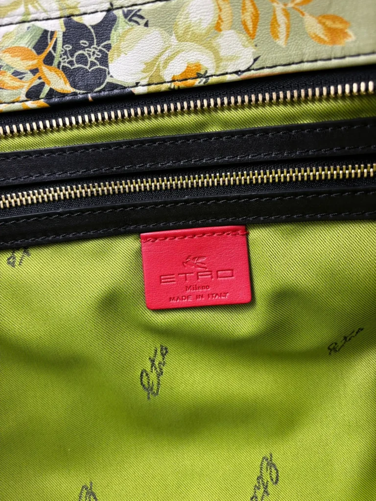 Borsa shopper a spalla stampa fantasia in pelle., foto 8 di 9