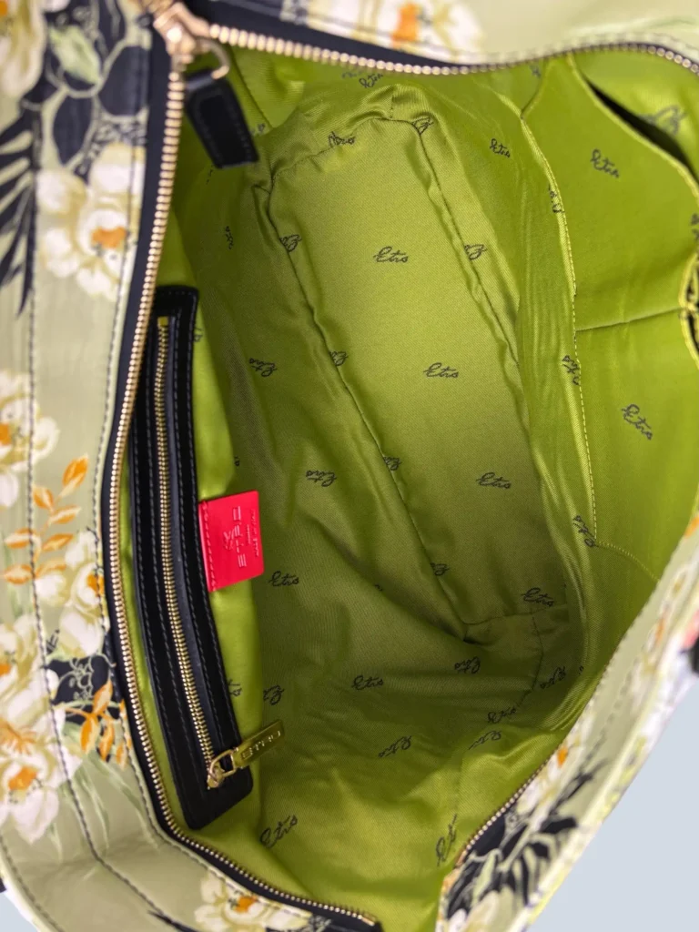 Borsa shopper a spalla stampa fantasia in pelle., foto 7 di 9