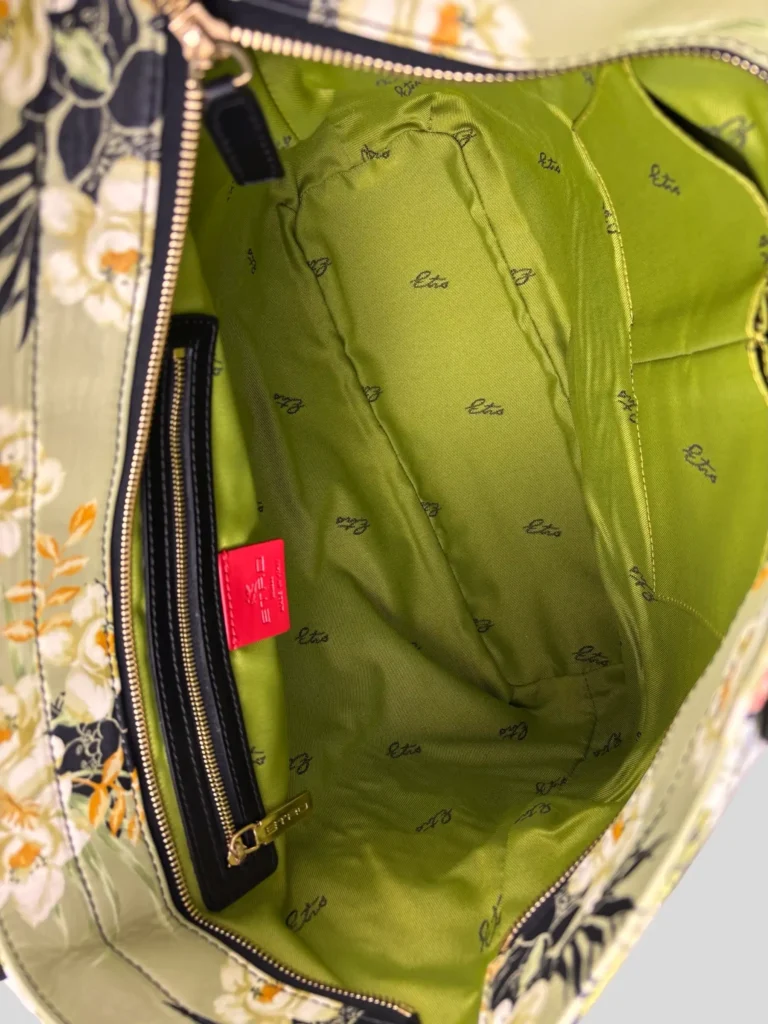 Borsa shopper a spalla stampa fantasia in pelle., foto 7 di 9