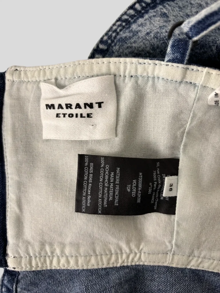 Étoile, Voloteo denim top, photo 4 of 4