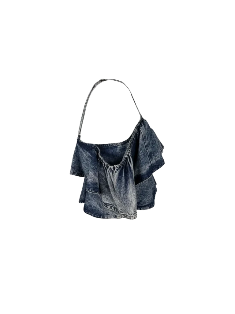 Étoile, Voloteo denim top, photo 2 of 4
