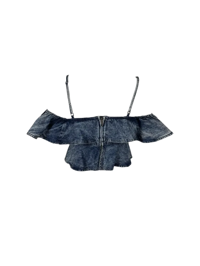 Étoile, Voloteo denim top, photo 3 of 4