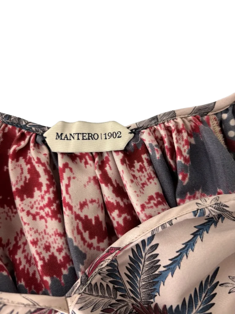 Long dress with double print, photo 4 of 6