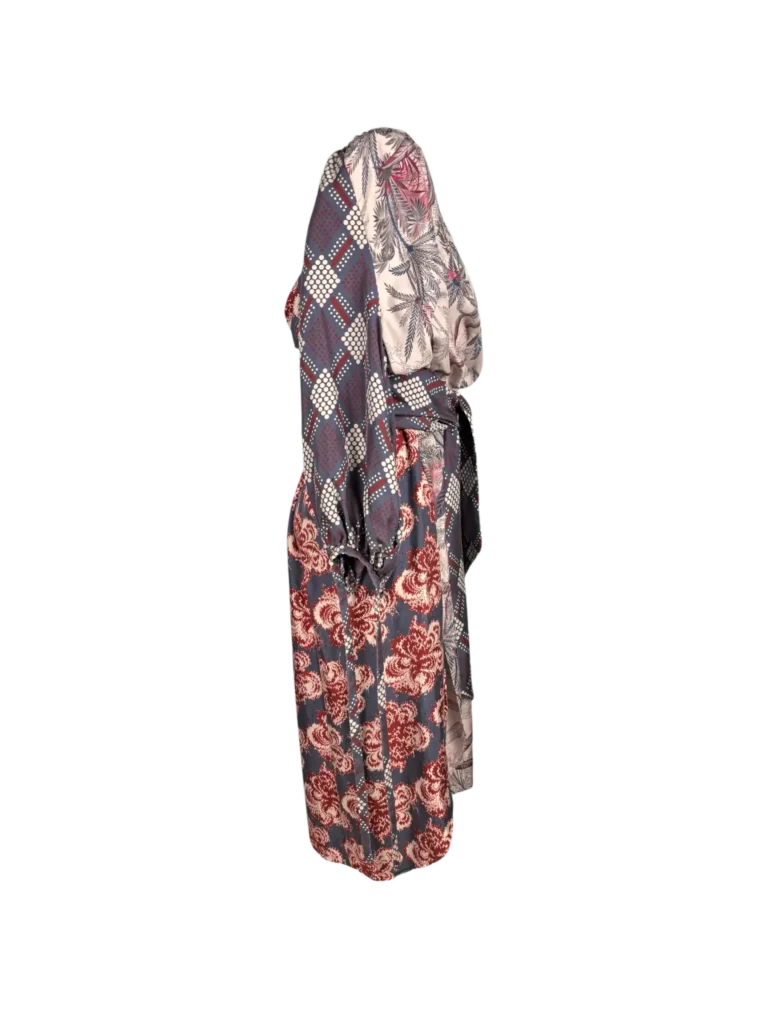 Long dress with double print, photo 2 of 6