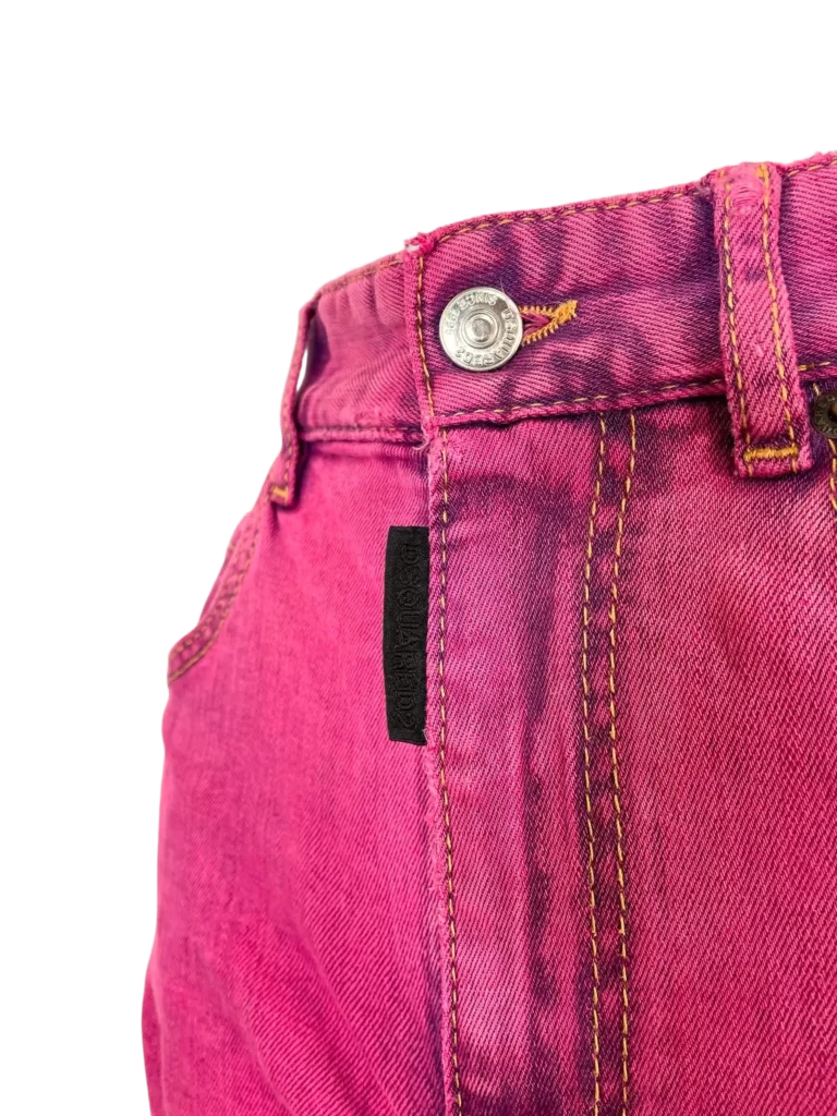 Shorts in denim con logo., foto 5 di 6