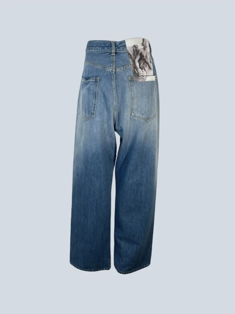 Pantaloni in denim baggy con stampa, 29., foto 3 di 7