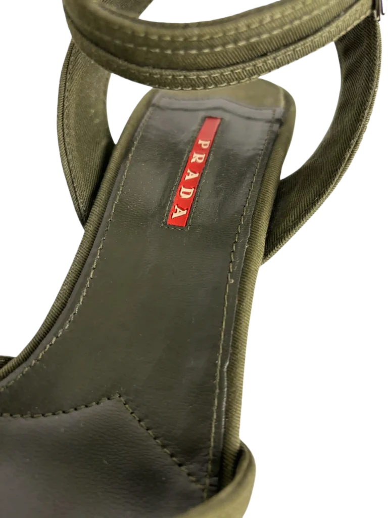 Wedge canvas sandals, photo 7 of 7