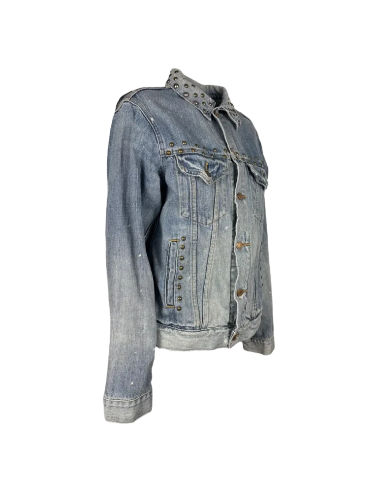 Denim&Supply, giacca in denim con borchie., foto 2 di 7