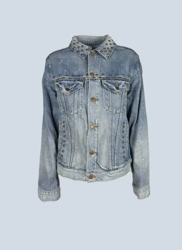 <b>Ralph Lauren Denim&Supply</b> <br> giubbotto con borchie, M.