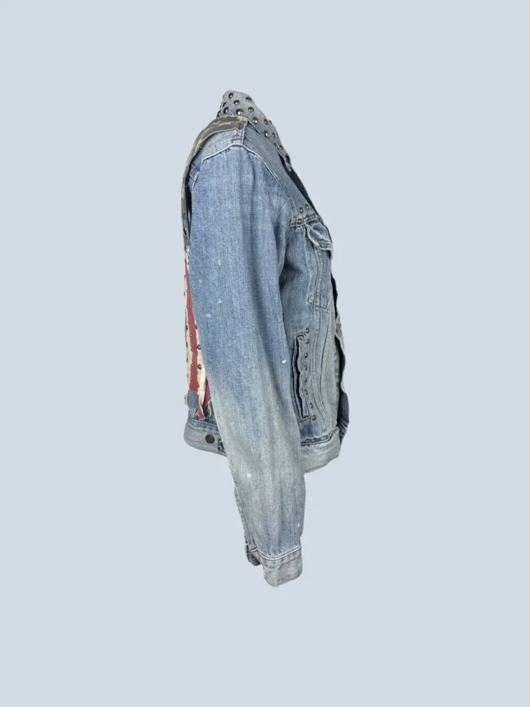 Denim&Supply, giacca in denim con borchie, M., foto 3 di 7